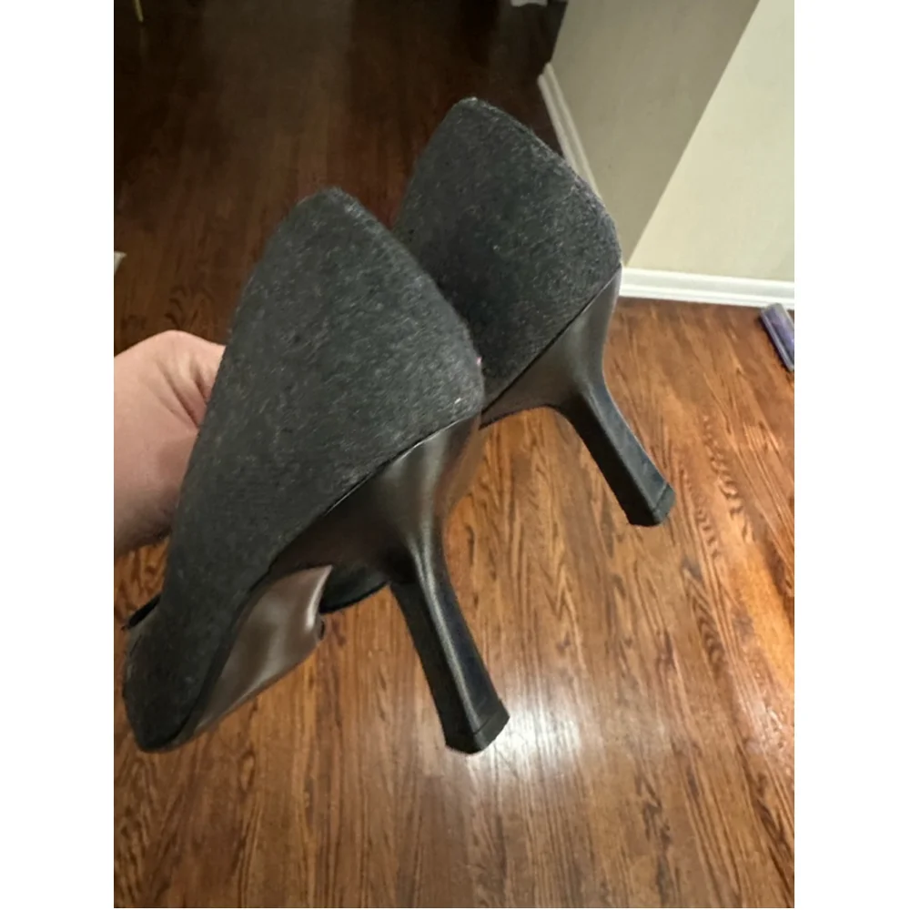 Women's Stuart Weitzman Heels Size 9.5 Gray - Picture 7 of 10